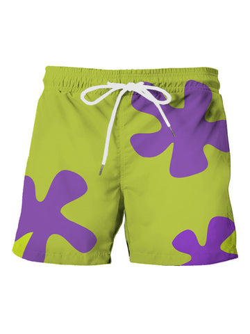 Beach Shorts Men's Casual Vacation Printed Shorts